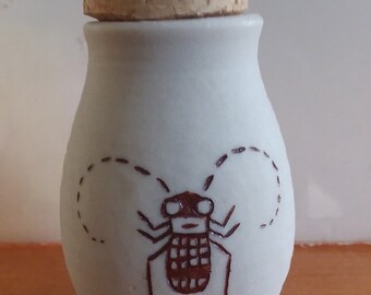 Bug Bottle Stash Jar miniature Pot