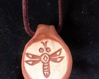 Native Inspired Dragonfly Pendant Necklace