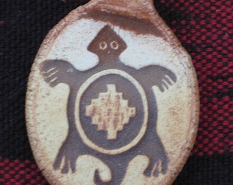 Turtle Rock Art Petroglyph Pendant
