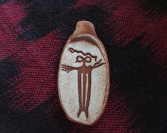 Fremont Culture Shaman Rock Art Petroglyph Pendant