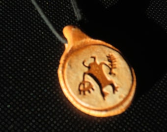 Fremont Shaman Petroglyph Rock Art Necklace