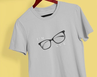 Glasses Graphic Tee: Unisex Eyewear Fashion Shirt