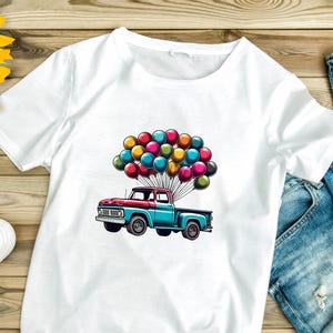 Auto cartoon uniseks T-shirt - vintage voertuig power industrie auto reizen T-shirt, transport aerostat motorshirt