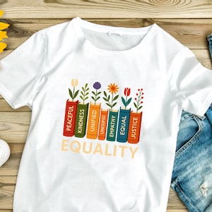 Unity Team Unisex Tee Shirt, School Support T-Shirt, Group Education Shirt, Together Friendship Tee, Young Community Shirt