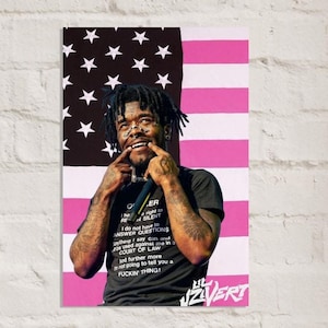 Póster del álbum Pink Tape de Lil Uzi Vert I Póster de portada del álbum I Decoración de pared I Diseño de póster I Póster musical I Arte de fan musical