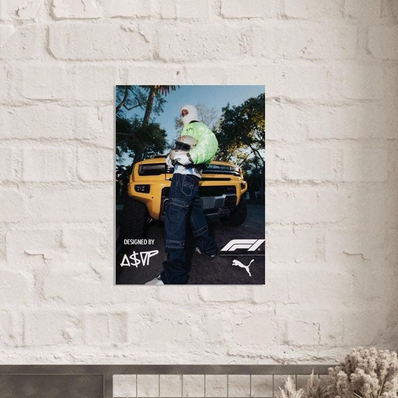 Asap Rocky Poster I Fashion Poster I Asap Rocky Puma I Hip Hop Poster I Wandkunst