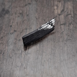 Menlo - Irish bog oak brooch with silver leaf