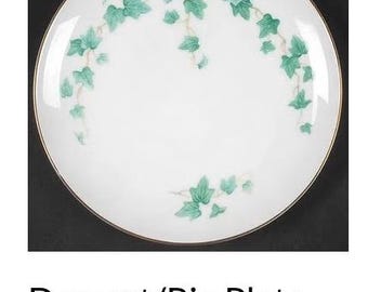 Caprice China by Sango, 1970s Pattern, Green Ivy on Yellow Vine