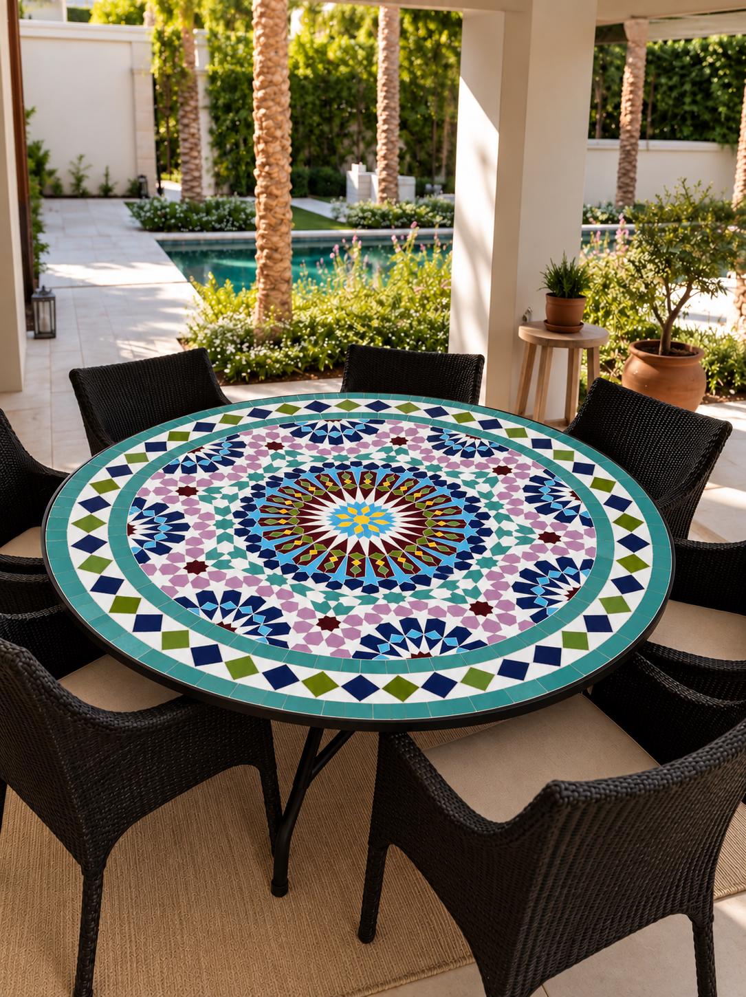 Italian mosaic table