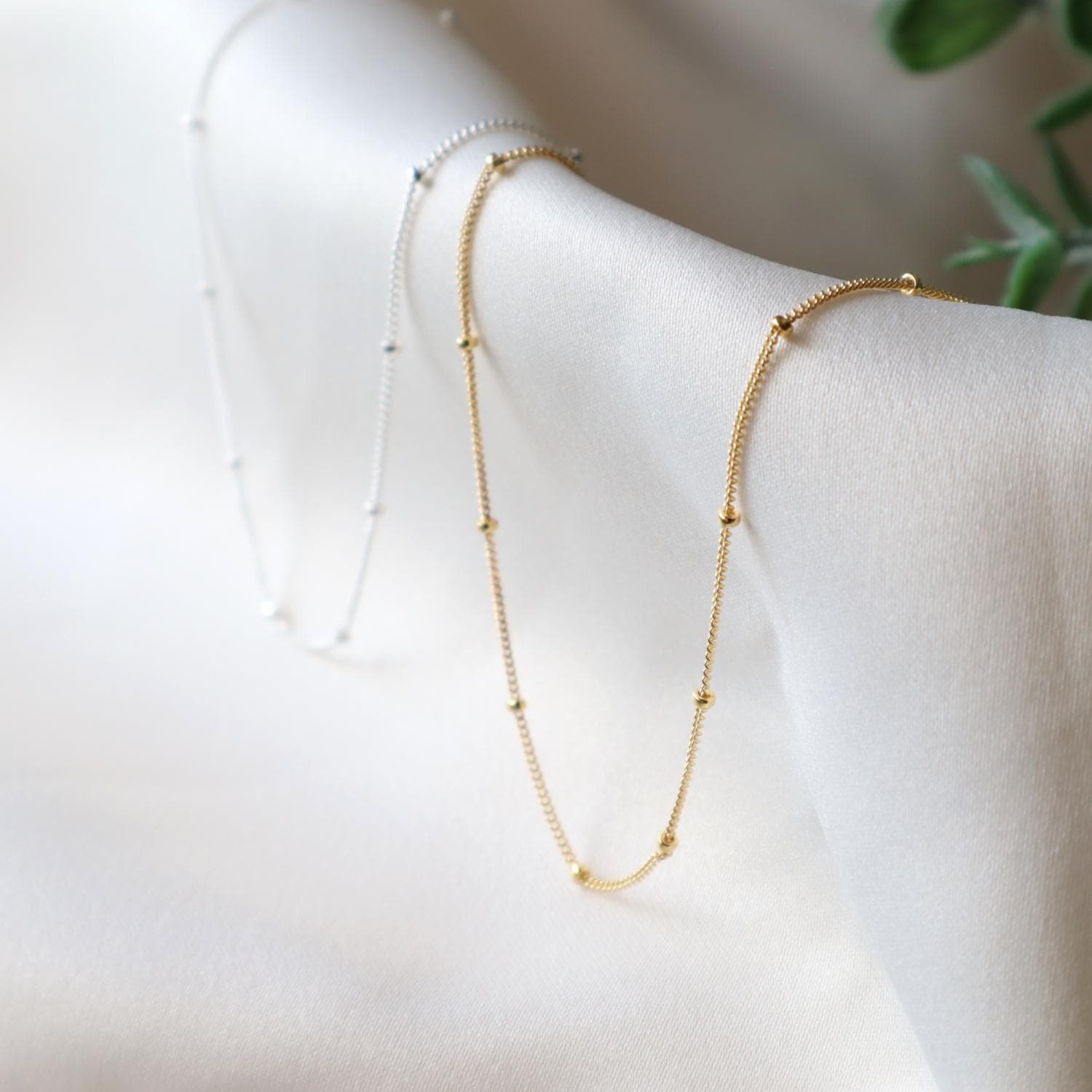 【ANOTHERYOUTH】関税/送料込み twinkle chain necklace Double The Drama Layered Chain Necklace | Windsor