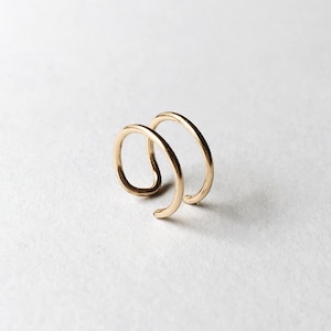 Cuff and Wrap Earrings, Gold Ear Cuff, Silver Ear Cuff, Ear Cuff No Piercing, Cuff Earrings, Cartilage Earring, Gifts for Her