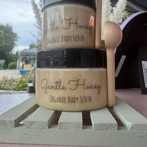Organic Manuka Honey Cleansing Scrub - For Sensitive & Eczema Prone Skin