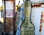 BESPOKE ORDER: Guitar Case Repurposed Blanket Customised to Fit Your Guitar