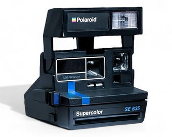 Polaroid 600 Supercolor SE635 - Pictureoid Vintage Refurbished Instant Camera Refurbished Retro