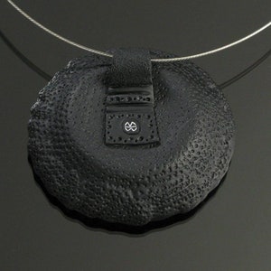 Avant Garde Statement Ketting, Groot Koper, Zilver en Goud Moderne Kunst Sieraden, Unieke Maximalist Sieraden Cadeau voor vrouw verjaardag afbeelding 5