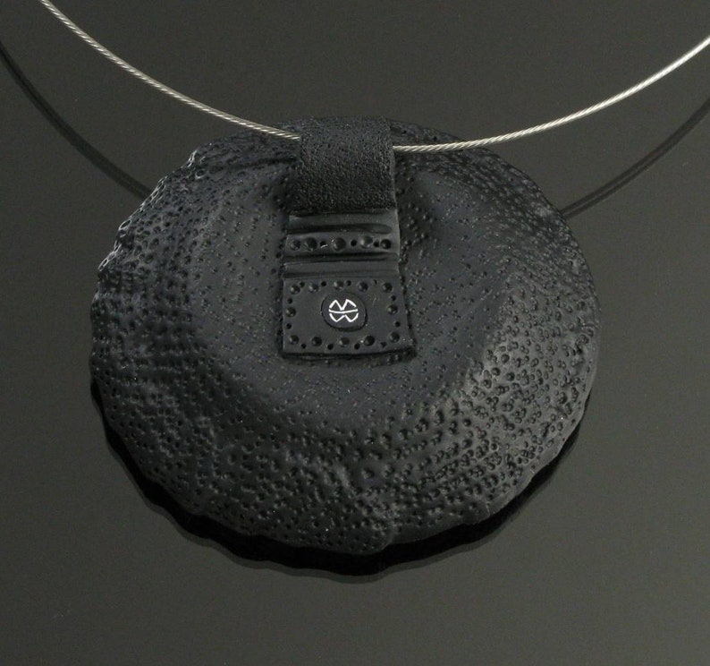 Avant Garde Statement Ketting, Groot Koper, Zilver en Goud Moderne Kunst Sieraden, Unieke Maximalist Sieraden Cadeau voor vrouw verjaardag afbeelding 5