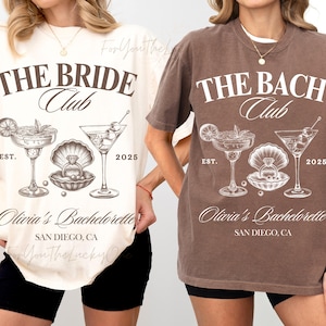 Customized Bachelorette Shirts The Bach Club Bachelorette Shirts Nashville Luxury Bachelorette Party Shirts Social Club Beach Bach Shirt
