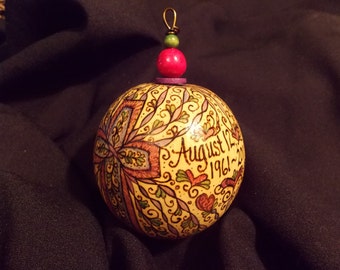 Personalized Large Intricate Ornament