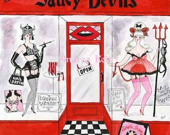 Saucy Devil A5 print