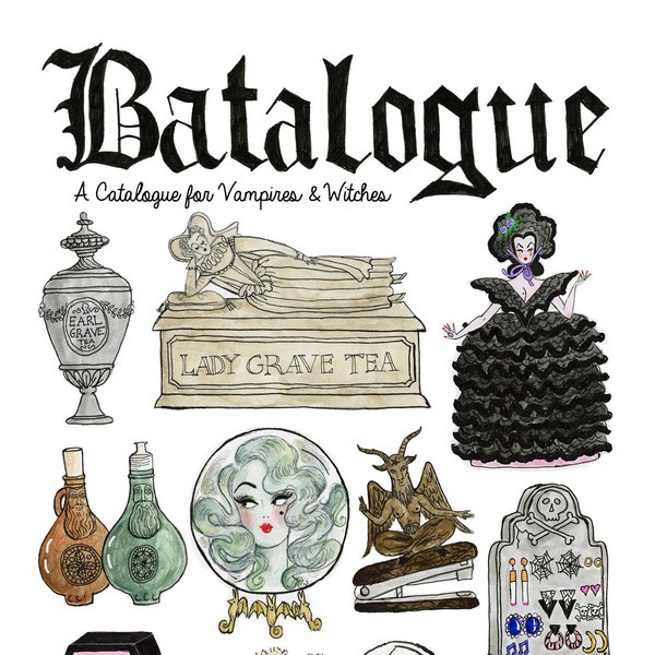 NEW://BATALOGUE, un catalogue imaginaire pour le zine Vampires & Witches