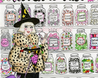 Witch n Mix A5 print