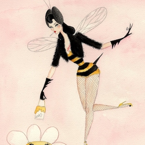 Talula Bumble 5x7 inch greetings card