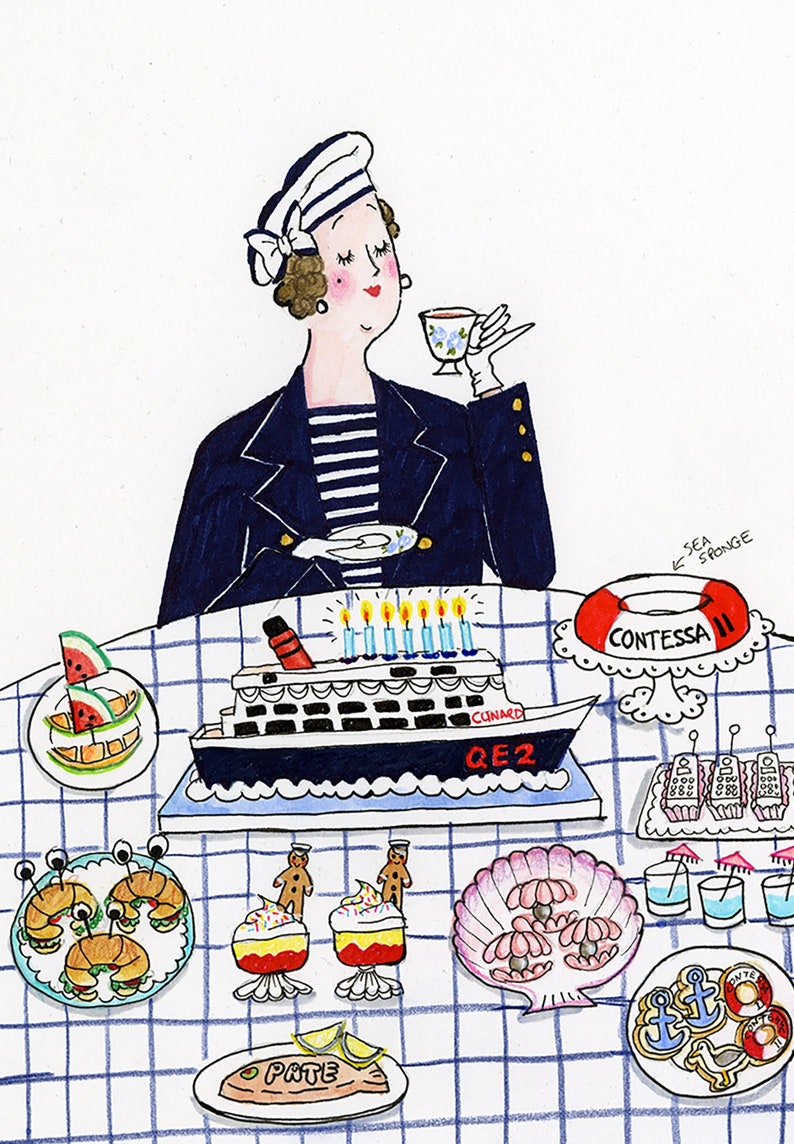 Hyacinth Bucket's bouquet's Nautical Nibbles card image 1