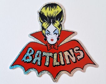 Batlins Glampire Bat Glitter Sticker