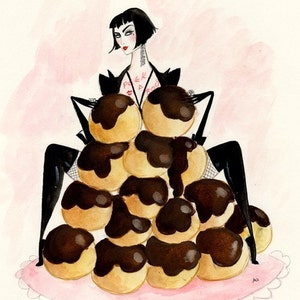 Siouxsie Choux 5x7 inch greetings card
