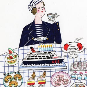 Carta Nautical Nibbles di Hyacinth Bucket (bouquet)