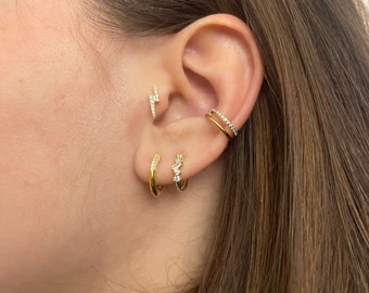 Titanium conch piercing, Titanium conch piercing