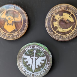 Warhammer 40K Command Point Coins