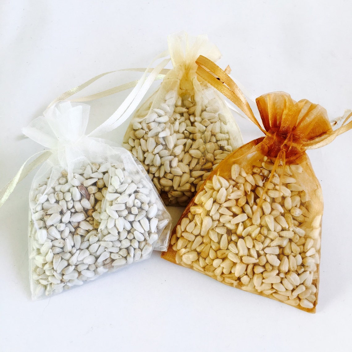 100 Wedding Favor Bird Seed Bags Your Choice of Color Etsy