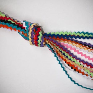 MINI Ric Rac, 1/8ths inch, 10 Color Bundle, 2 yds. of each, 20 yards total image 2
