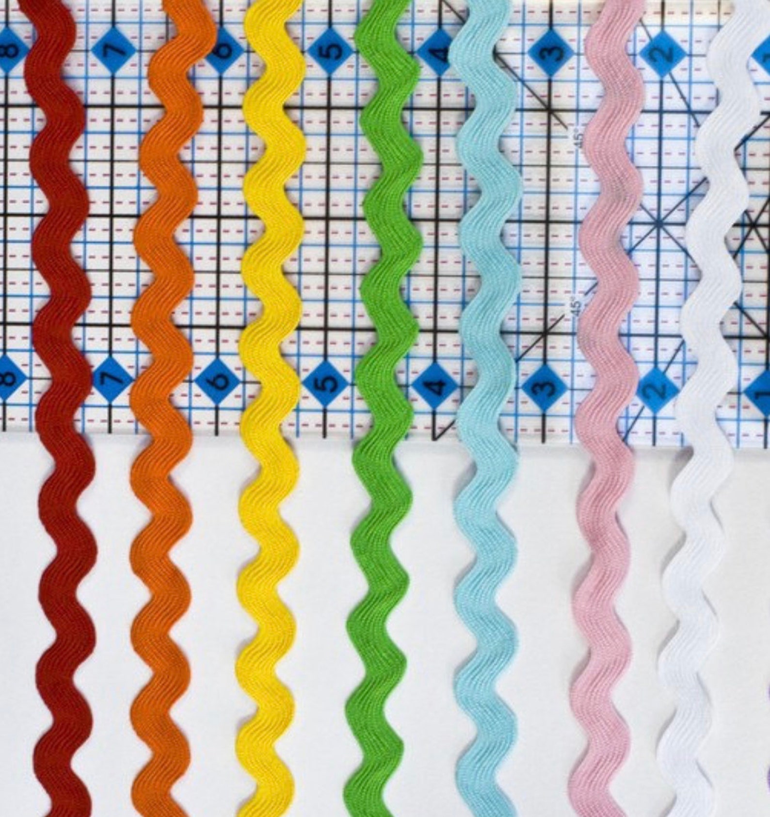 Jumbo Ric Rac Trim: 14 Yards, 7 Colors, Polyester Craft Supply - Etsy