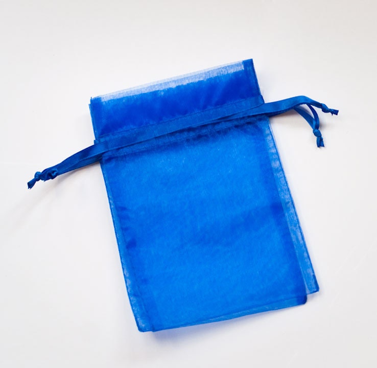 Royal Blue Organza Bags Wedding Favor Organza Bags | Etsy