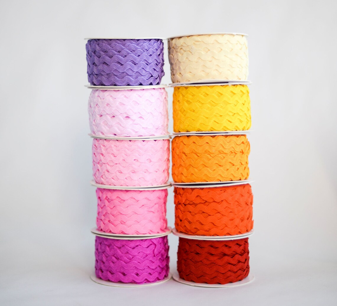 Rick Rack 400 Bulk Yards 16 Spools of Ric Rac 3/8ths Inch Etsy