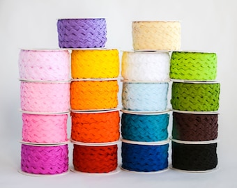 SALE 400 YARDS,  16 Spools of Ric Rac, 25 yards each, 3/8ths inch