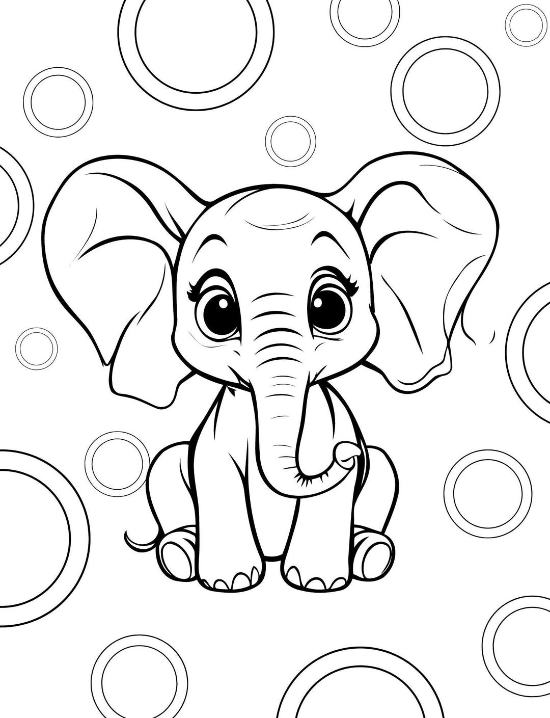Animal Coloring Pages With Patterns and Shapes. Whimsical, Fun and ...