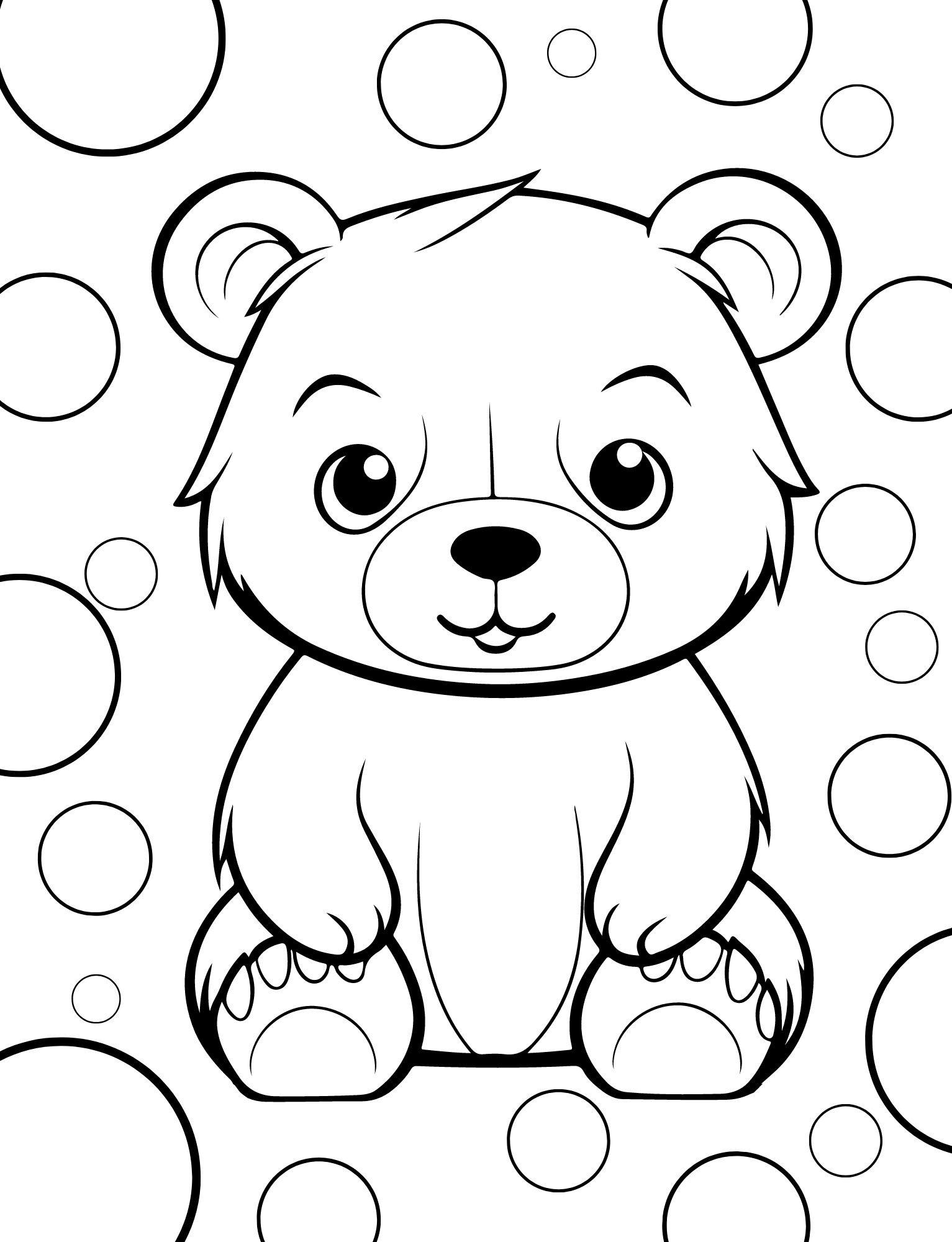 Animal Coloring Pages With Patterns and Shapes. Whimsical, Fun and ...