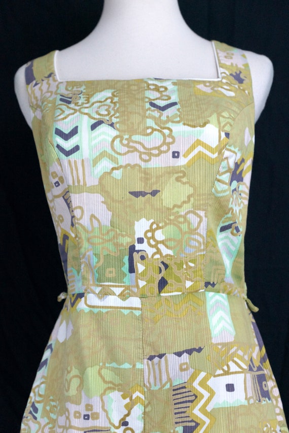 Playsuit Romper Mid Century Modern 1960s Outfit B… - image 3