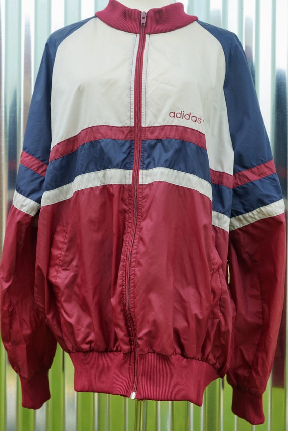 1970s 1980s Adidas Windbreaker Trefoil Extra Larg… - image 2