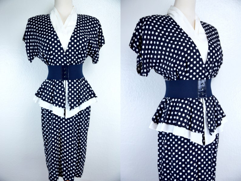 1940 polka dot dress