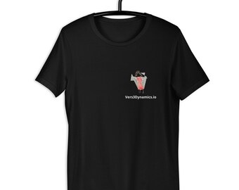 Modern Line Art 'woman in the red dress' Eco Shirt
