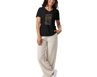 Women’s Chill and Relaxed 'spring' V-neck Shirt