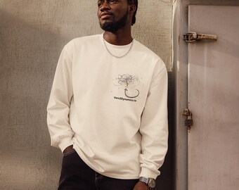 Premium Cream Heavyweight 'headspace' Long Sleeve Shirt