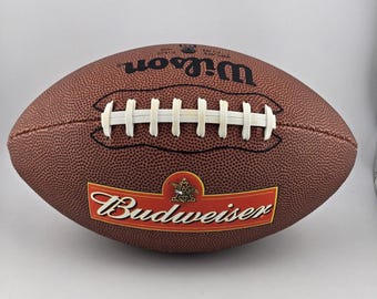 Wilson Budweiser Football Vintage Promotional F1670 Full Size Composite China