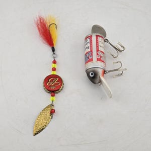 budweiser fishing lure Vintage Heddon Hi Tail In Box 305 RH Budweiser For Sale Budweiser Lure - Etsy