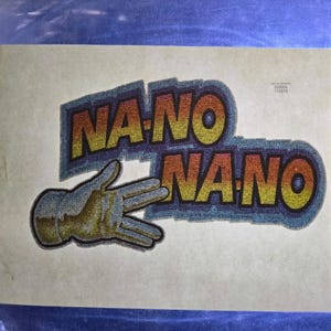 vtg Porter's Roach Iron-On Decal Nano Nano Mork and Mindy 1979 Paramount