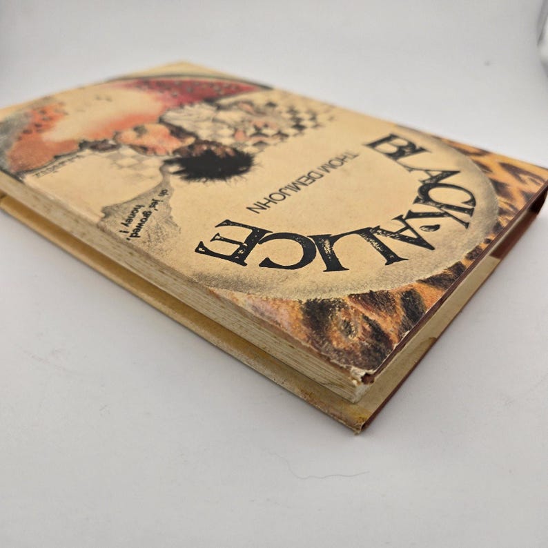 Black Alice Thom Demijohn 1968 Doubleday 1st Ed Book Club Edition Dust Jacket Bild 12